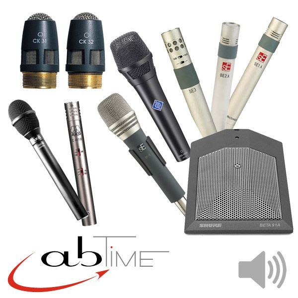 • Microphones statiques