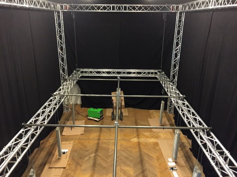 Structure grill motorisé